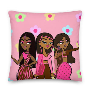 The Most Y2K Desi Queens Pillow